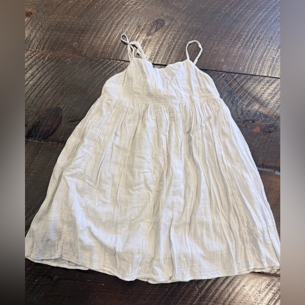 American Eagle Outfitters Cream Casual Dress
